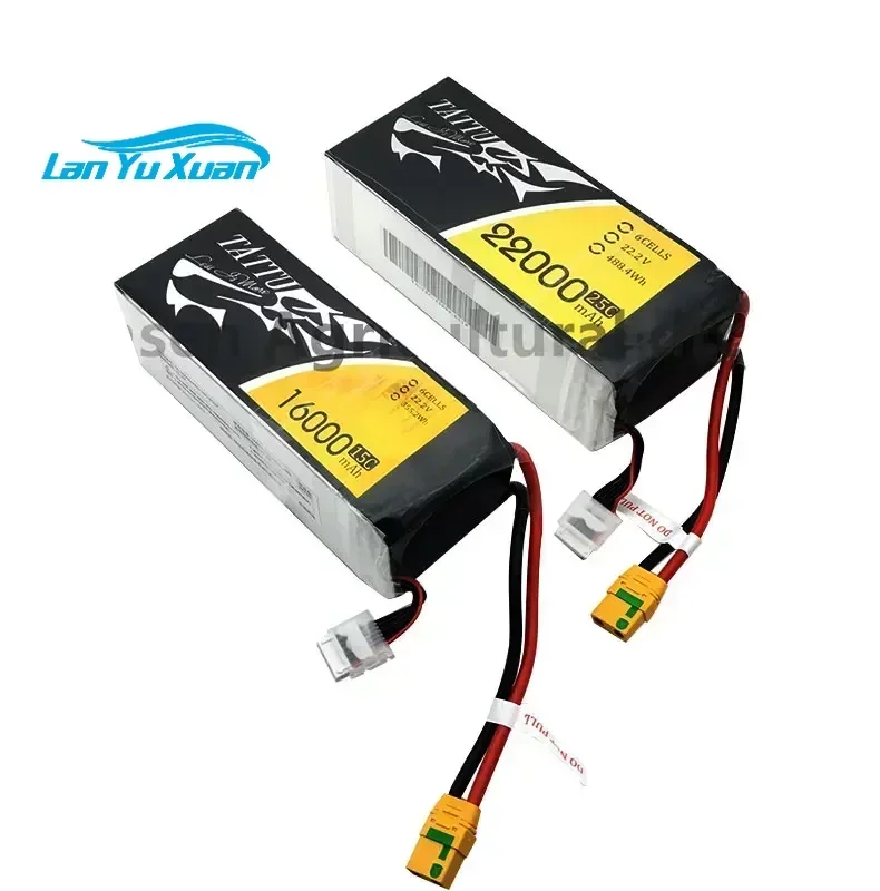 Tattu 6S 22000Mah Lipo Battery - TATTU 22000mAh 22.2V 6S 488wh Baterai