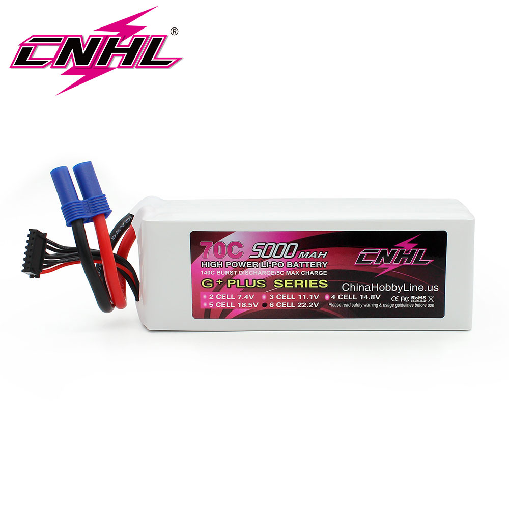 6S Lipo Battery 22.2V 5000Mah - CNHL Lipo 6S 22.2V Baterai 5000MAh