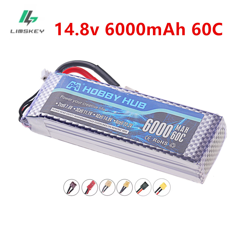 4S Lipo Battery 14.8V 6000Mah - Baterai Lipo 6000mAh 14.8V 4S 6000mah