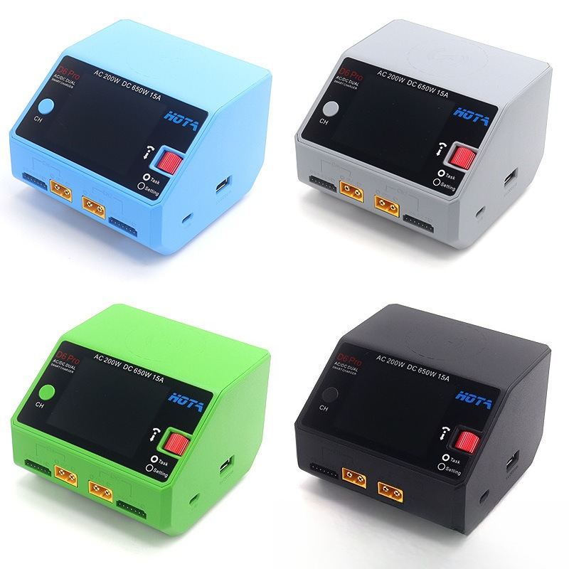 HOTA D6 Pro 650W 200W Pengisi  - Hota D6 Pro Dual Lipo Charger ulasan dan harga