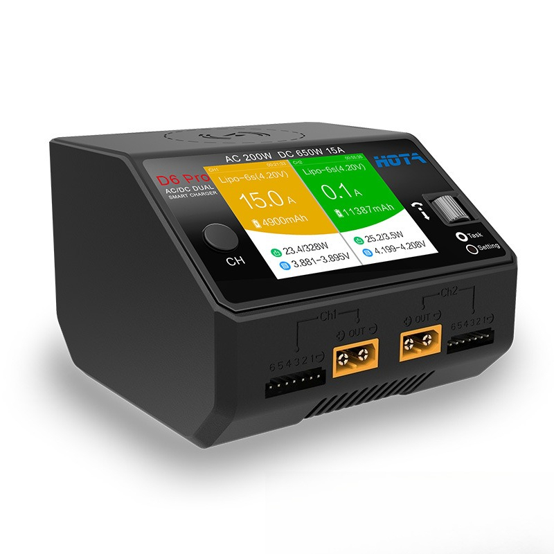 HOTA D6 Pro 650W 200W Pengisi  - Hota D6 Pro Dual Lipo Charger ulasan dan harga