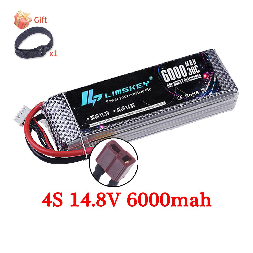 Baterai LiPo untuk mobil maina - 4S Lipo Battery 14.8V 6000Mah ulasan dan harga