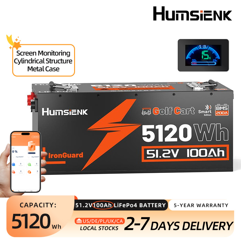 Baterai Humsienk LiFePO4 48V 1 - Lifepo4 12V 100Ah Bms Bluetooth ulasan dan harga