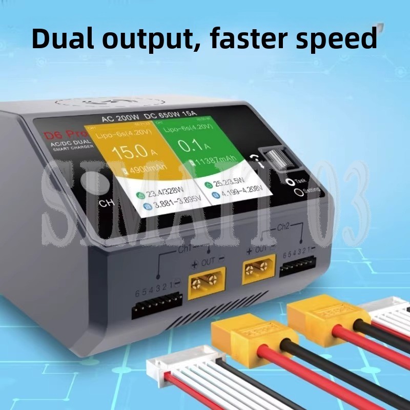 Pengisi Daya Cerdas HOTA D6 Pr - Hota D6 Pro Dual Lipo Charger ulasan dan harga
