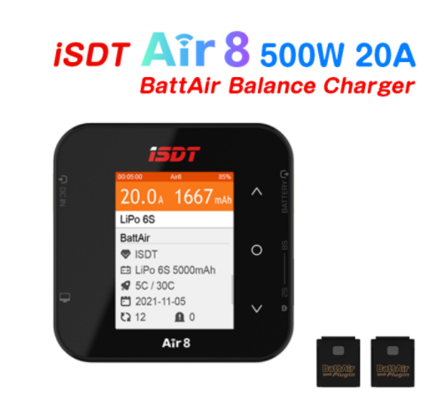 ISDT Air8 pengisi daya baterai - Isdt Air8 8S Lipo Charger ulasan dan harga