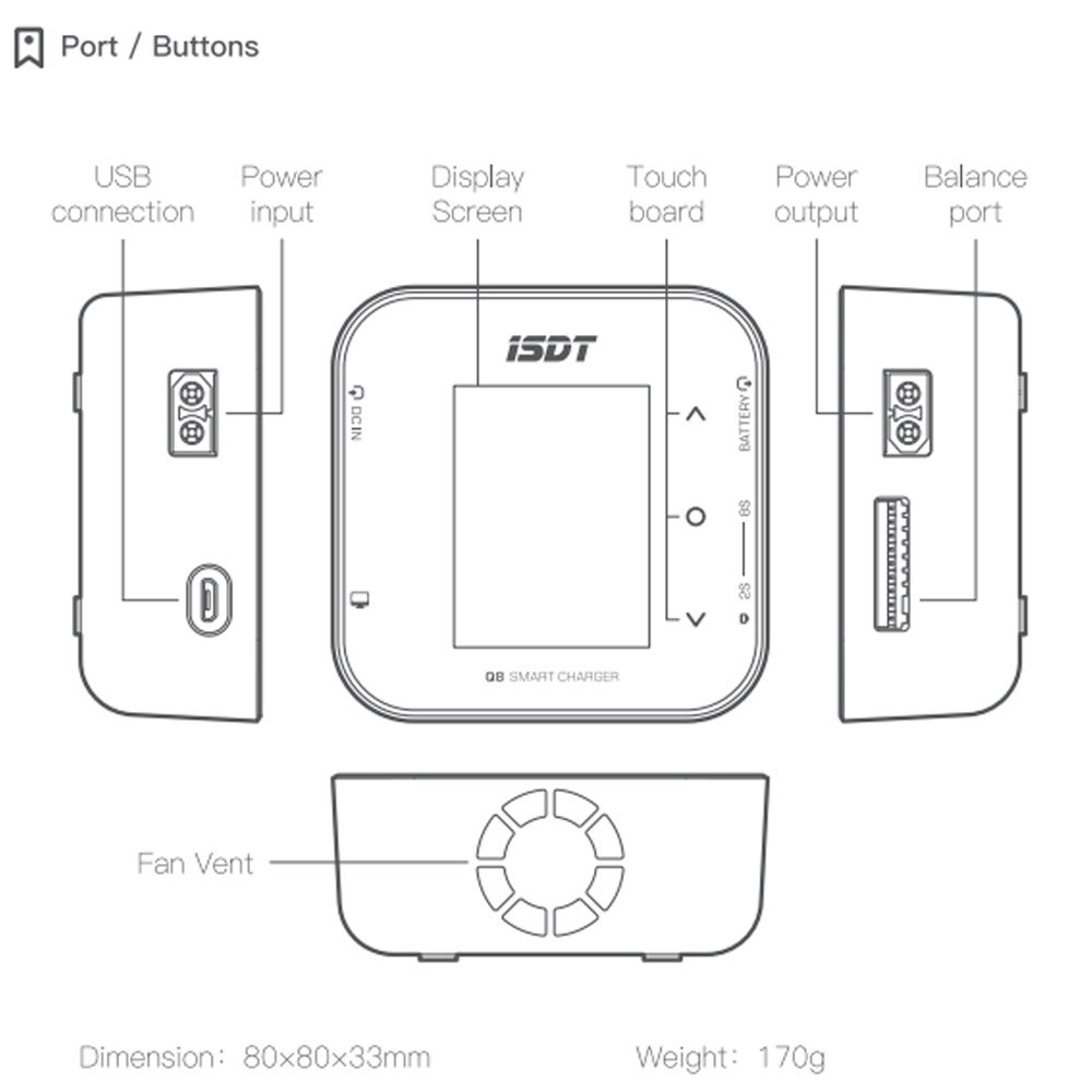 ISDT Air8 pengisi daya baterai - Isdt Air8 8S Lipo Charger ulasan dan harga