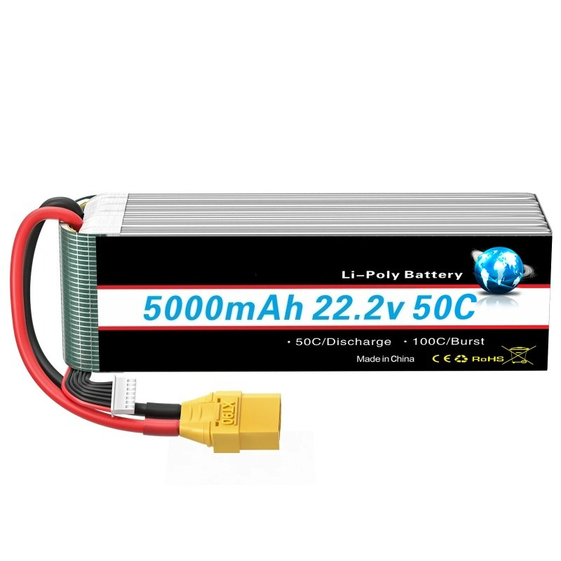 Baterai Lipo 5000/6000Mah 22.2 - 6S Lipo Battery 22.2V 5000Mah ulasan dan harga