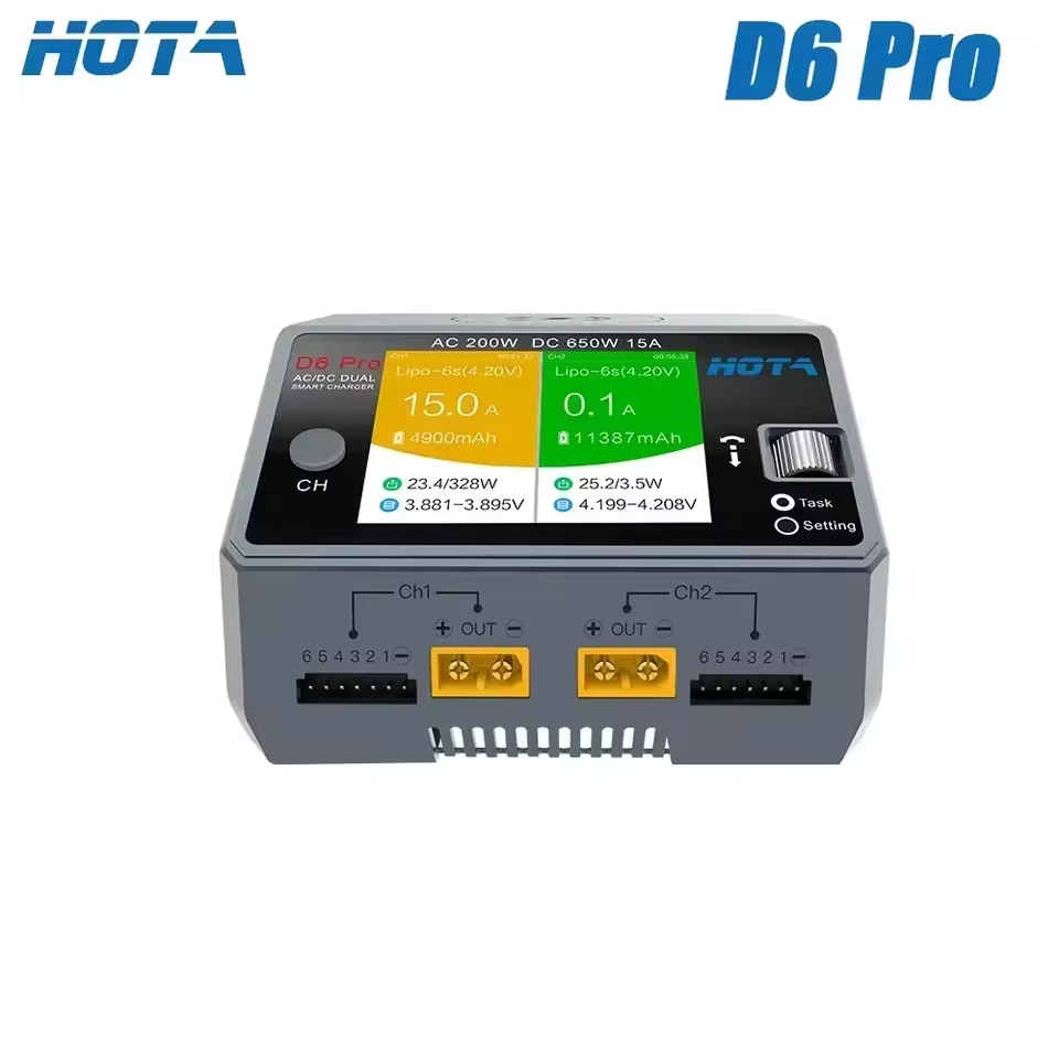 Pengisi Daya HOTA D6 Pro AC 20 - Hota D6 Pro Dual Lipo Charger ulasan dan harga