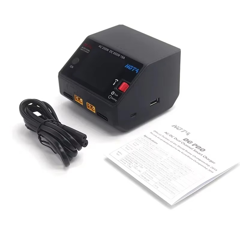 Pengisi Daya Dual Channel HOTA - Hota D6 Pro Dual Lipo Charger ulasan dan harga