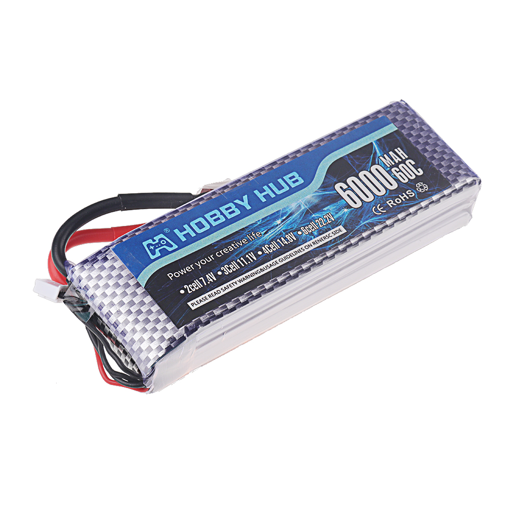 Baterai Lipo 6000mAh 14.8V 4S  - 4S Lipo Battery 14.8V 6000Mah ulasan dan harga
