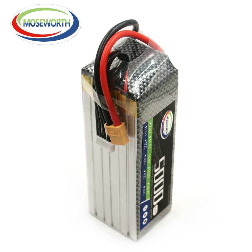6S 22.2V 5000MAh 60C Mainan RC - 6S Lipo Battery 22.2V 5000Mah ulasan dan harga