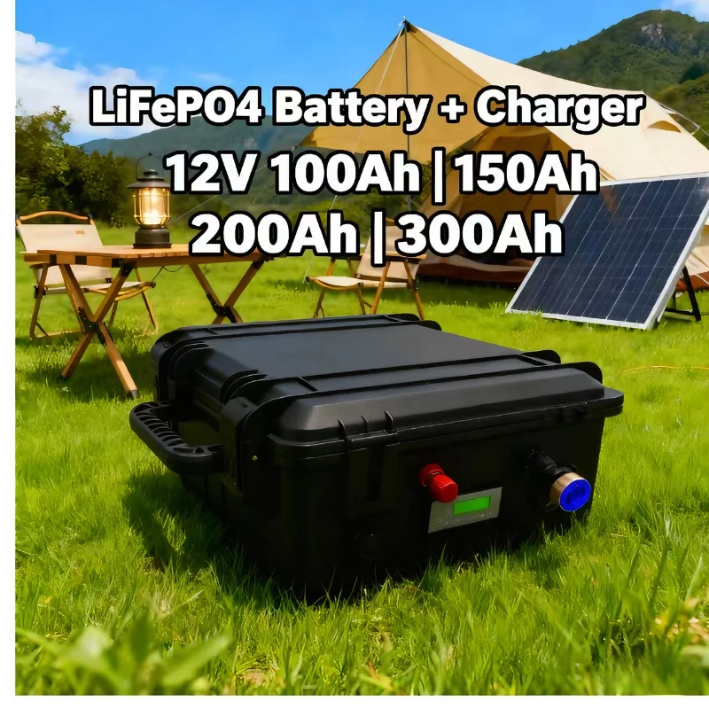Paket Baterai Lifepo4 Lithium  - Lifepo4 12V 100Ah Bms Bluetooth ulasan dan harga