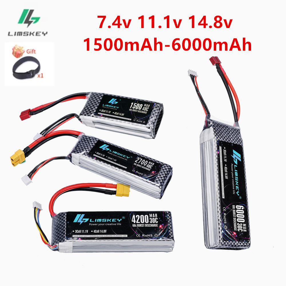 Baterai Lipo 2S 3S 4S 7.4V 11. - 4S Lipo Battery 14.8V 6000Mah ulasan dan harga