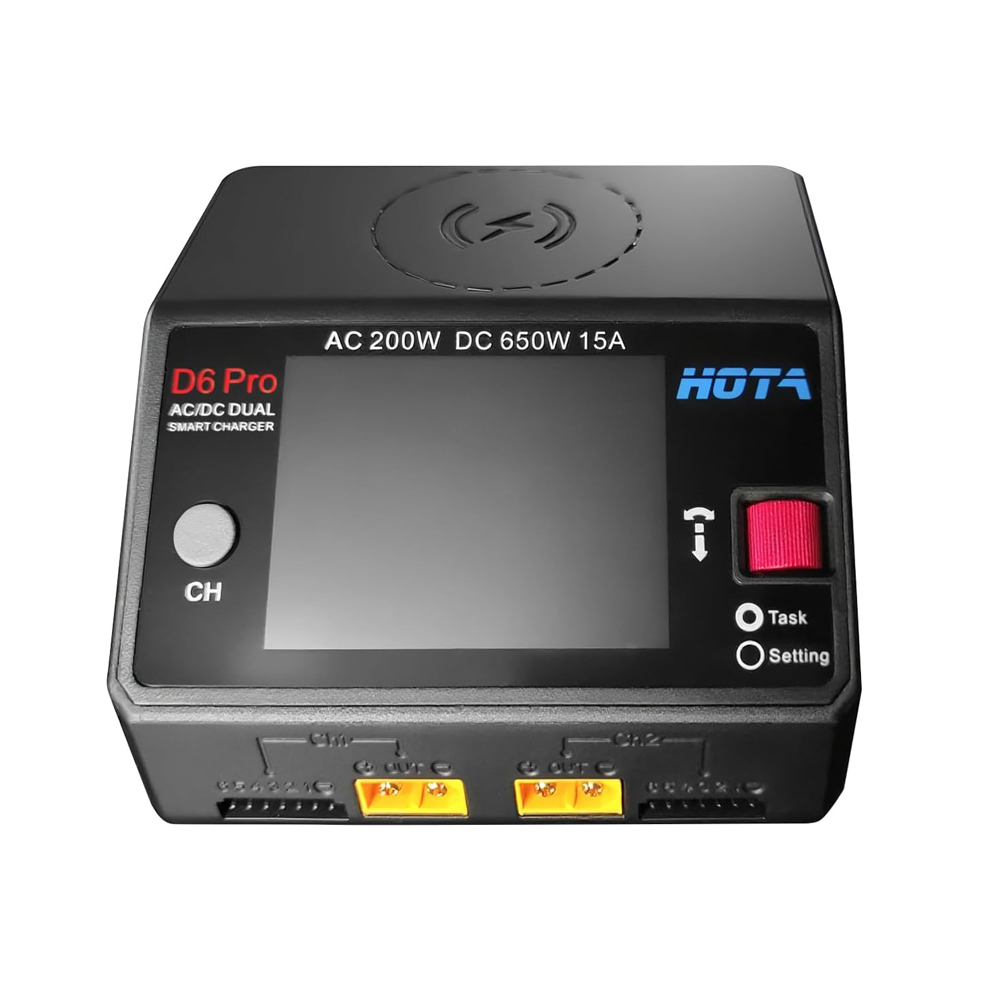 Pengisi Daya Baterai Lipo HOTA - Hota D6 Pro Dual Lipo Charger ulasan dan harga