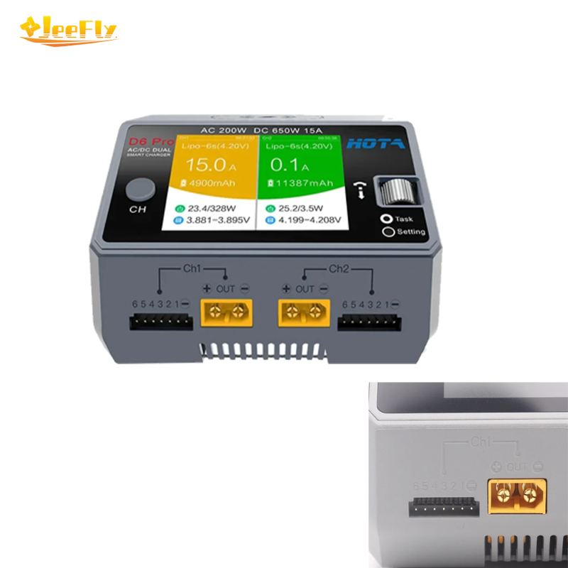 Pengisi Daya Pintar HOTA D6 Pr - Hota D6 Pro Dual Lipo Charger ulasan dan harga